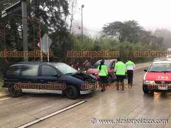 Este miércoles, para variar, llovieron accidentes en la Xalapa-Coatepec - alcalorpolitico