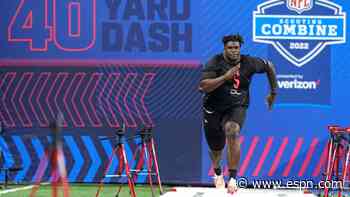 Georgia lineman Jordan Davis, at 341 pounds, runs 40-yard dash in 4.78 seconds at NFL scouting combine - ESPN