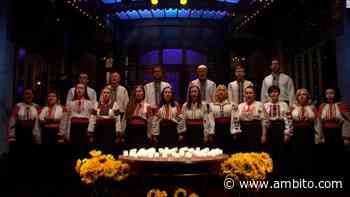 Un coro ucraniano protagonizó una apertura diferente del clásico "Saturday Night Live" - ámbito.com