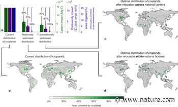 Relocating croplands could drastically reduce the environmental impacts of global food production | Communications Earth & Environment - Nature.com