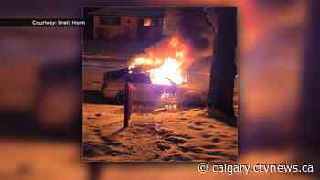 Calgary family's car set on fire outside their northwest home | CTV News - CTV News Calgary