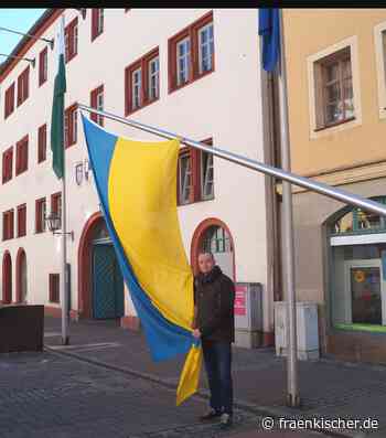 Ansbach zeigt Flagge: Solidarität mit der Ukraine - fränkischer.de