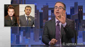 John Oliver Can't Stomach Casting Jeremy Renner As Zelenskyy - UPROXX