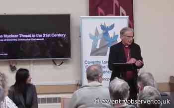 VIDEO – Bishop of Coventry gives speech on 'The Nuclear Threat in the 21st Century' at Ukraine event - Coventry Observer