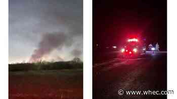 Crews knock down smoky fire in Le Roy