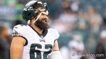 Eagles' Kelce back in '22 after mulling retirement