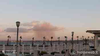 TERMOLI: INCENDIO A RIO VIVO, FIAMME VISIBILI DAL PORTO - Molise Web