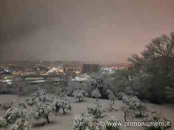 Campobasso sotto la neve, disagi lungo le strade e auto in panne. A Termoli vento e mare in burrasca - Primonumero