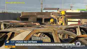 Incêndio destrói 120 carros em depósito do Detran em Capivari do Sul - Globo.com