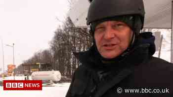 Watch: Our correspondent on the front line, with Ukraine’s troops
