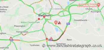 M65 closed near Blackburn following multi-vehicle crash