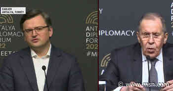 Russia, Ukraine foreign ministers meet for high-level talks in Turkey - msnNOW