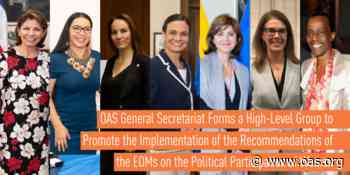 OAS General Secretariat Forms a High-Level Group to Promote the Implementation of the Recommendations of the EOMs on the Political Participation of Women - Organization of American States