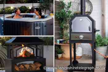 Aldi's top rated garden furniture including a hot tub, log burner and pizza oven