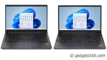 Lenovo ThinkPad E14, ThinkPad E15 G4 Laptops With AMD Processors Launched
