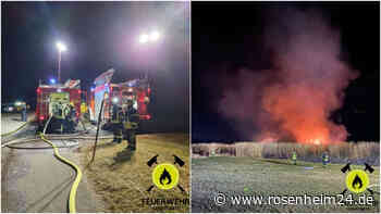 Meterhohe Flammen - Stephanskirchener (24) erweist sich als Held