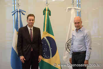 Rodríguez Larreta se reunió con el embajador de Brasil - buenosaires.gob.ar