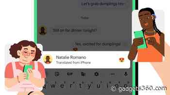 Google Messages Starts Showing Emoji Reactions Coming From iPhone; Gboard Gets Grammar Correction
