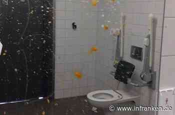 So einer Sauerei! Unbekannte verwüsten Toiletten in Coburg