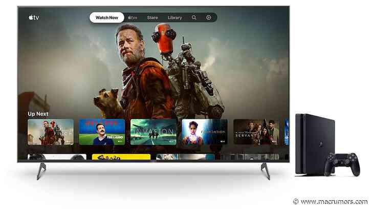 Sony Offering Three Month Apple TV+ Trial for PS4 Users