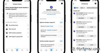 Facebook for iOS adds new tools for managing groups and more