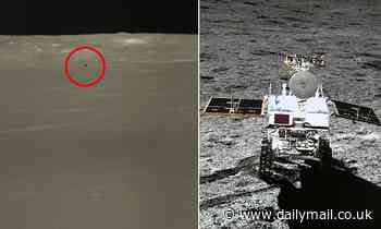 China's Yutu-2 rover sends image from the 'dark side' of the moon, showing its winding dust tracks
