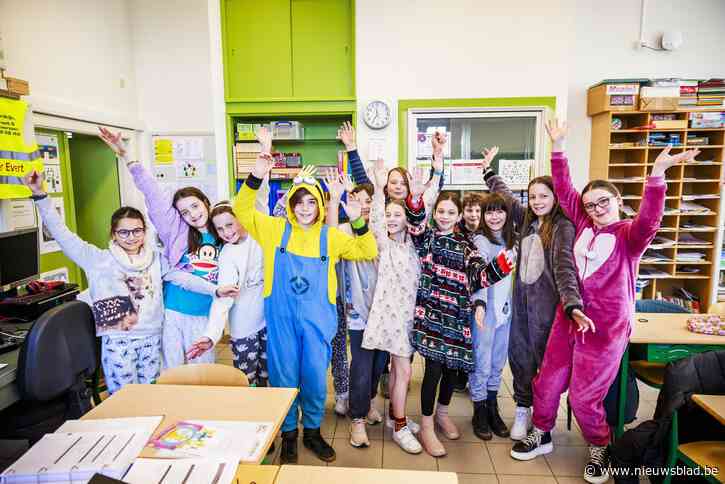 Basisschool De Sterrenkijken doet mee aan zevende editie van Nationale Pyjamadag: “Traditie op onze school”