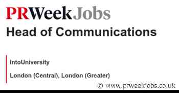 IntoUniversity: Head of Communications