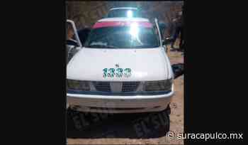 Asesinan a balazos a un taxista en Iguala - El Sur Acapulco suracapulco I Noticias Acapulco Guerrero - El Sur de Acapulco