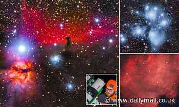 Astronomer captures photos of distant nebulas from a telescope in his East Ayrshire back garden