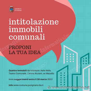 Putignano - Intitolazione del Teatro Comunale: l'amministrazione chiede consiglio ai cittadini - Putignano Informatissimo