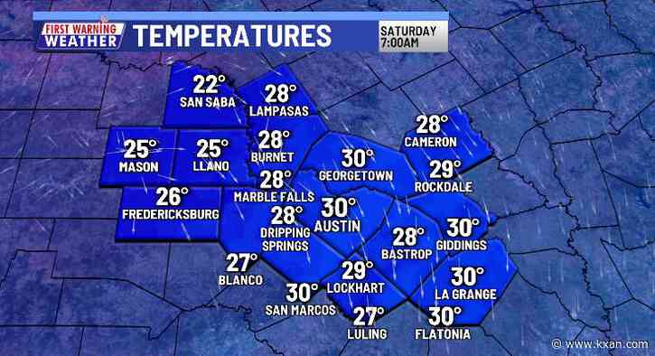 Late-season freezes Saturday and Sunday mornings