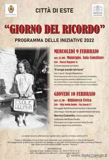 Este, ricco programma di eventi per il Giorno del Ricordo 2022 - La Piazza
