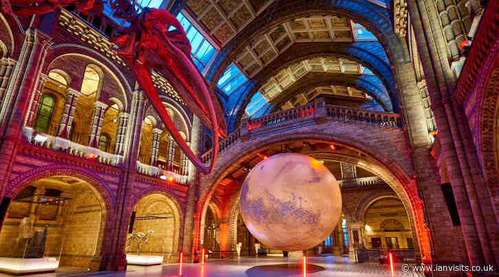 Floating planet Mars to fill the Natural History Museum next week