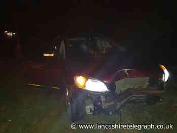 Car written-off after driver's disastrous attempt to make M6 exit