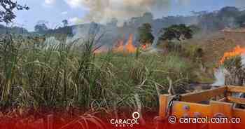 Incendio consumió 10 hectáreas de un cultivo de caña de azúcar - Caracol Radio