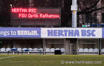 Die Bilder zum Spiel: Hertha BSC U23 - FSV Optik Rathenow - Hertha BSC