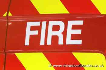 Ground floor flat destroyed by fire in Putney