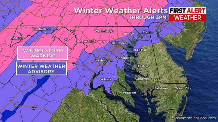 Maryland Weather: 4-6 Inches Of Snow Likely As Winter Storm Moves Across The State