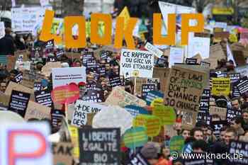In beeld: Fransen op straat om klimaat hoger op agenda van presidentsverkiezingen te krijgen