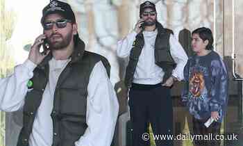 Scott Disick takes Mason to the movies... after commenting on Holly Scarfone's lingerie photo - Daily Mail