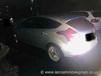 Ford driver leads police on M65 chase