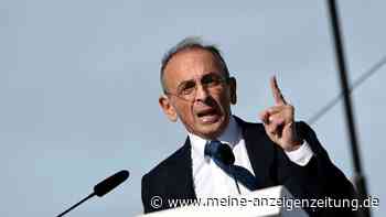 Mann schlägt rohes Ei auf Kopf des Rechtsextremen Zemmour