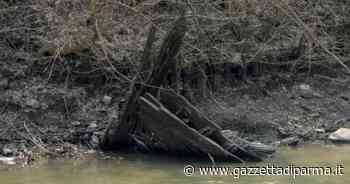 Dal Po in secca riemerge un relitto - Gazzetta di Parma