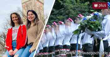 Rutenfest in Ravensburg: Mädchen trommeln mit - Schwäbische