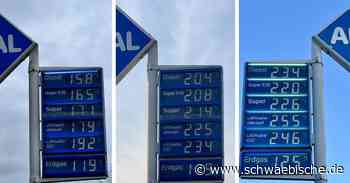 Spritpreise klettern auch in Ravensburg immer weiter in die Höhe - Schwäbische
