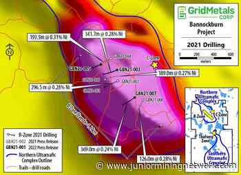 Grid Metals Outlines Drills Wide Intercepts of Nickel at Bannockburn Nickel Property; Commences Mineralogical Study on Project - Junior Mining Network