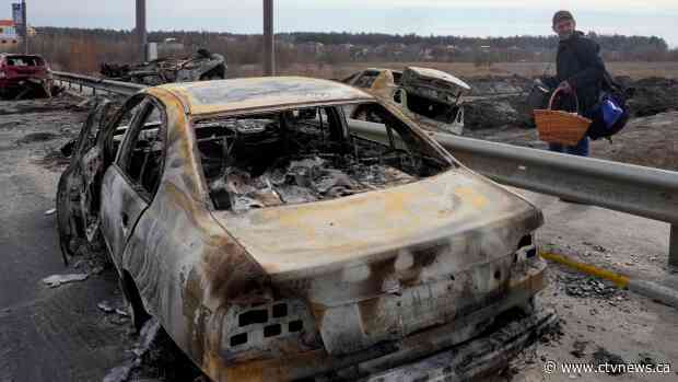 Russia strikes near Ukrainian capital; port city under siege