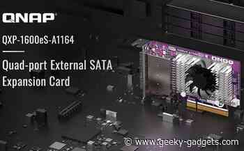 QNAP Quad-port SATA 6Gbs expansion card now available