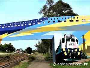 Elevado de Capivari de Baixo recebe pintura artística em comemoração aos 30 anos do município - Hora Hiper